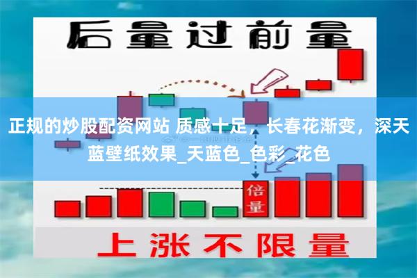 正规的炒股配资网站 质感十足，长春花渐变，深天蓝壁纸效果_天蓝色_色彩_花色