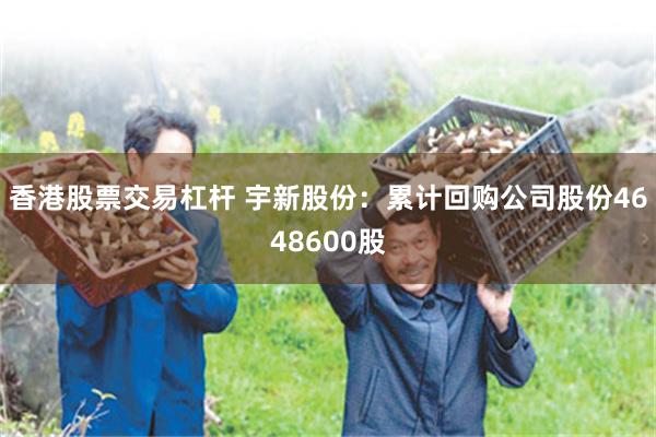 香港股票交易杠杆 宇新股份：累计回购公司股份4648600股