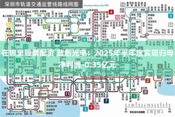 在哪里股票配资 蓝盾光电：2025年半年度实现归母净利润-0.35亿元
