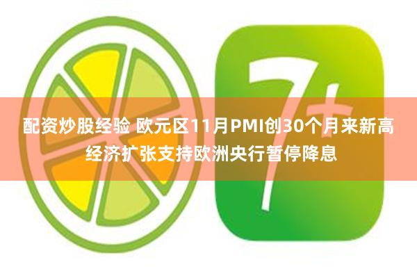 配资炒股经验 欧元区11月PMI创30个月来新高 经济扩张支持欧洲央行暂停降息
